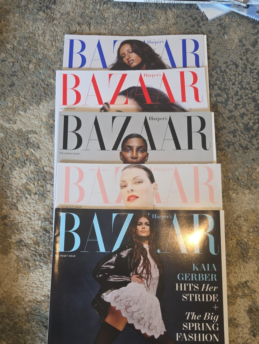 Harper's Bazaar Magazine Lot - Multicolor Covers